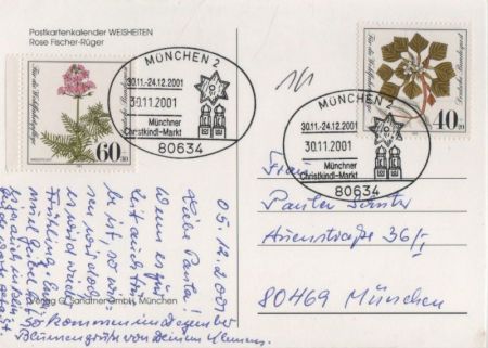 Sinnspruch Geibel Sonderstempel Sinnspruch Geibel Sonderstempel