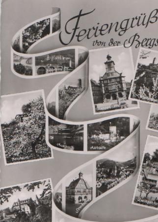 Bensheim - Feriengrüße von der Bergstraße - ca. 1965 Bensheim - Feriengrüße von der Bergstraße - ca. 1965