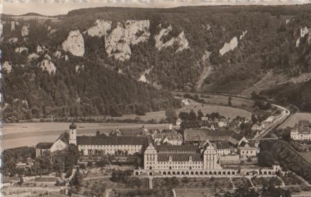 Erzabtei Beuron von Westen - ca. 1955 Erzabtei Beuron von Westen - ca. 1955