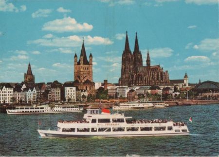 Köln - Rheinufer mit Dom Köln - Rheinufer mit Dom