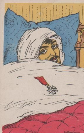 Mann im Bett - ca. 1935 Mann im Bett - ca. 1935