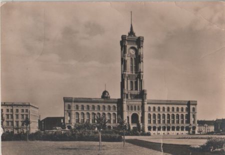 Berlin-Mitte, Rotes Rathaus - 1968 Berlin-Mitte, Rotes Rathaus - 1968