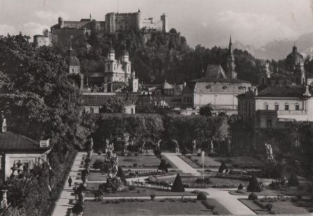 Österreich - Salzburg - Mirabellgarten - 1953 Österreich - Salzburg - Mirabellgarten - 1953