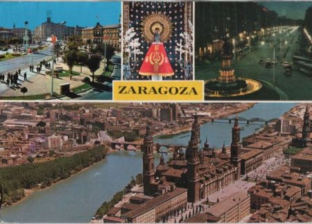 Spanien - Zaragoza - Saragossa - 4 Teilbilder - ca. 1980 Spanien - Zaragoza - Saragossa - 4 Teilbilder - ca. 1980