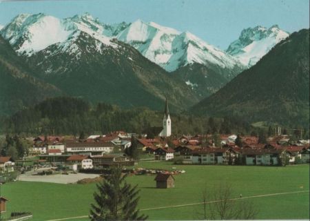 Oberstdorf - mit Gr. Krottenkopf - ca. 1980 Oberstdorf - mit Gr. Krottenkopf - ca. 1980