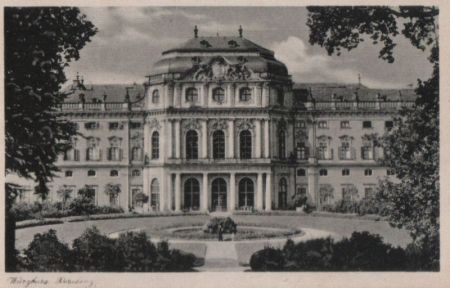 Würzburg - Residenz - ca. 1950 Würzburg - Residenz - ca. 1950