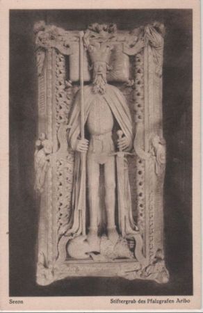 Seeon-Seebruck - Stiftergrab des Üfalzgrafen Aribo - ca. 1930 Seeon-Seebruck - Stiftergrab des Üfalzgrafen Aribo - ca. 1930