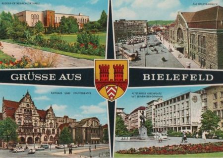 Bielefeld - u.a. Rudolf-Oetker-Konzerthalle - 1976 Bielefeld - u.a. Rudolf-Oetker-Konzerthalle - 1976