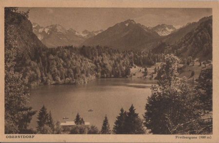Oberstdorf - Freibergsee - ca. 1950 Oberstdorf - Freibergsee - ca. 1950