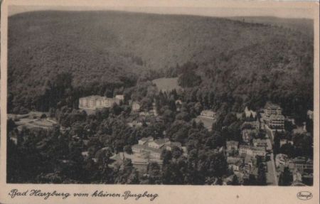 Bad Harzburg - vom kleinen Burgberg - ca. 1950 Bad Harzburg - vom kleinen Burgberg - ca. 1950