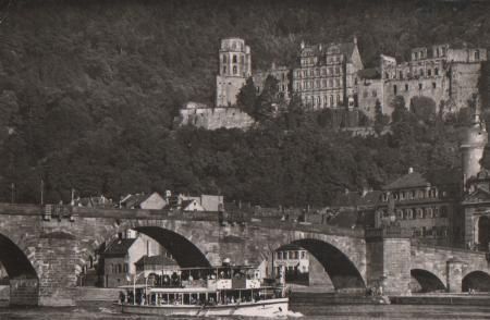 Heidelberg - Brücke und Schloss - 1962 Heidelberg - Brücke und Schloss - 1962