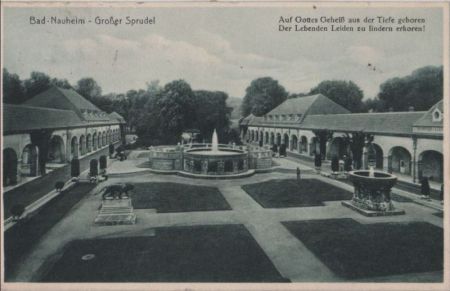 Bad Nauheim - Großer Sprudel - 1935 Bad Nauheim - Großer Sprudel - 1935