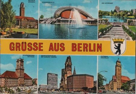 Berlin, Westteil - u.a. Schöneberger Rathaus - 1977 Berlin, Westteil - u.a. Schöneberger Rathaus - 1977