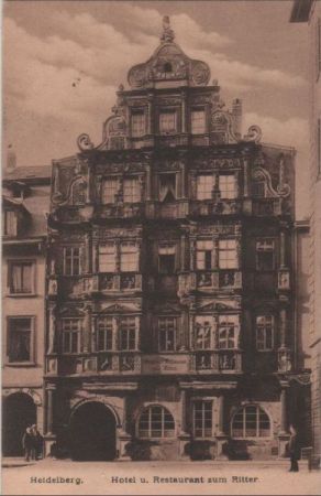 Heidelberg - Hotel und Restaurant zum Ritter - 1904 Heidelberg - Hotel und Restaurant zum Ritter - 1904