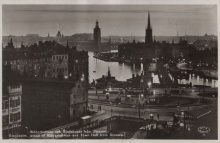 Schweden - Stockholm - Island of Riddarholmen - 1939 Schweden - Stockholm - Island of Riddarholmen - 1939