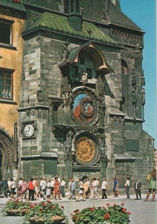 Tschechien - Prag - Praha - Altstädter Turmuhr - ca. 1980 Tschechien - Prag - Praha - Altstädter Turmuhr - ca. 1980