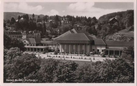 Baden-Baden - Kurhaus - ca. 1960 Baden-Baden - Kurhaus - ca. 1960