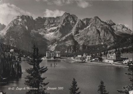Italien - Lago di Misurina - Misurinasee - Sorapis - 1965 Italien - Lago di Misurina - Misurinasee - Sorapis - 1965