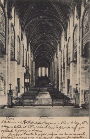 Mainz - Dom, Inneres - ca. 1915 Mainz - Dom, Inneres - ca. 1915