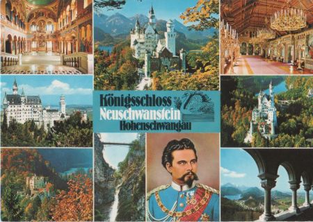 Schwangau Neuschwanstein - mit 9 Bildern - ca. 1985 Schwangau Neuschwanstein - mit 9 Bildern - ca. 1985