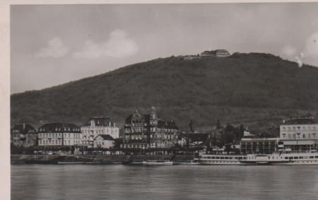 Königswinter m. Petersberg u. Hotel - ca. 1955 Königswinter m. Petersberg u. Hotel - ca. 1955