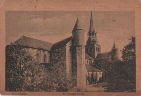 Hildesheim - St. Michaelis-Kirche - 1921 Hildesheim - St. Michaelis-Kirche - 1921