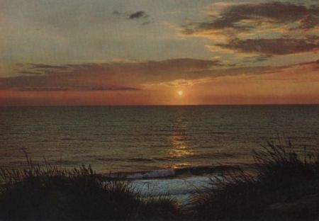 Sonnenuntergang über dem Meer - 1974 Sonnenuntergang über dem Meer - 1974