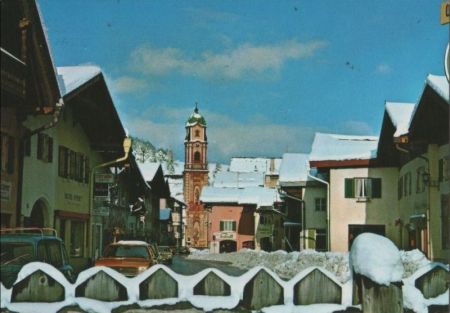 Mittenwald - Ortsansicht mit Pfarrkirche Mittenwald - Ortsansicht mit Pfarrkirche