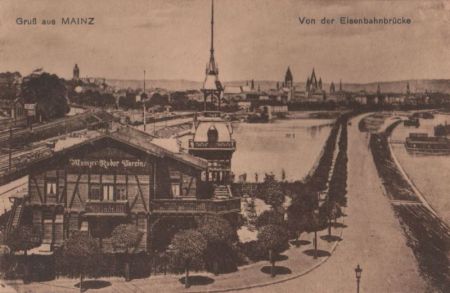 Mainz - Von der Eisenbahnbrücke - ca. 1935 Mainz - Von der Eisenbahnbrücke - ca. 1935