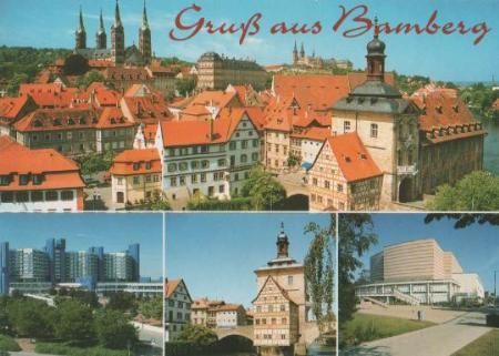 4 Bilder - Gruß aus Bamberg - ca. 1995 4 Bilder - Gruß aus Bamberg - ca. 1995