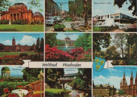 Wiesbaden - u.a. Marktkirche - 1972 Wiesbaden - u.a. Marktkirche - 1972