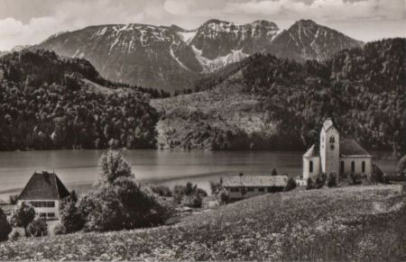 Füssen - Füssener Land am Weissensee - ca. 1960 Füssen - Füssener Land am Weissensee - ca. 1960