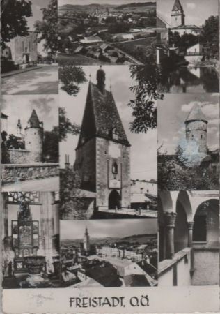 Österreich - Freistadt - mit 9 Bildern - ca. 1955 Österreich - Freistadt - mit 9 Bildern - ca. 1955