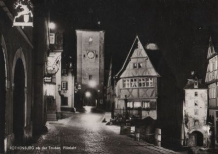 Rothenburg - Plönlein - ca. 1955 Rothenburg - Plönlein - ca. 1955