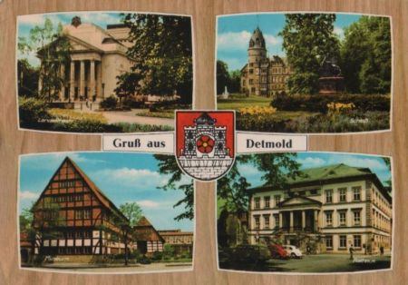 Detmold - u.a. Rathaus - 1969 Detmold - u.a. Rathaus - 1969