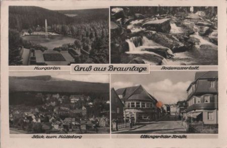 Braunlage - u.a. Kurgarten - 1948 Braunlage - u.a. Kurgarten - 1948