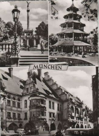 München - u.a. Friedensengel - ca. 1960 München - u.a. Friedensengel - ca. 1960