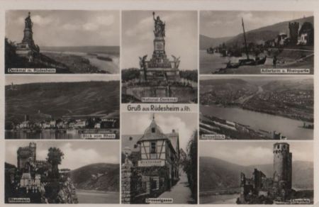 Rüdesheim - u.a. Rosselblick - 1947 Rüdesheim - u.a. Rosselblick - 1947