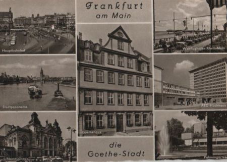 Frankfurt Main - u.a. Hauptbahnhof - ca. 1960 Frankfurt Main - u.a. Hauptbahnhof - ca. 1960