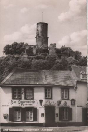 Bonn-Bad Godesberg - Hotel Zur Lindenwirtin Ännchen - ca. 1960 Bonn-Bad Godesberg - Hotel Zur Lindenwirtin Ännchen - ca. 1960