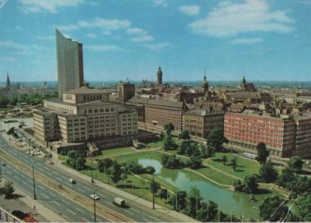 Leipzig - Blick auf die Stadt - 1983 Leipzig - Blick auf die Stadt - 1983