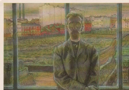 Mstislav Dobuzhinsky - Man in Glasses - ca. 1975 Mstislav Dobuzhinsky - Man in Glasses - ca. 1975
