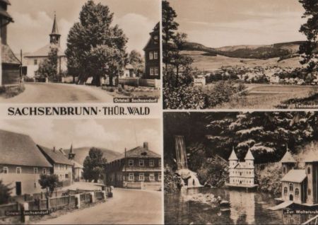 Sachsenbrunn - u.a. Ortsteil Sachsendorf - 1971 Sachsenbrunn - u.a. Ortsteil Sachsendorf - 1971