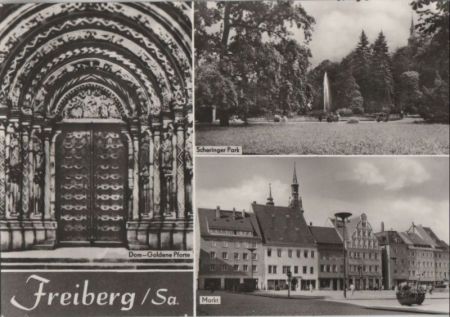 Freiberg - u.a. Dom, Goldene Pforte - 1981 Freiberg - u.a. Dom, Goldene Pforte - 1981