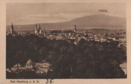 Bad Homburg - mit Altkönig - ca. 1935 Bad Homburg - mit Altkönig - ca. 1935