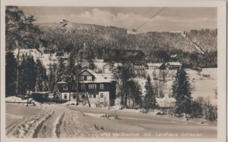 Weißbachtal - mit Landhaus Schlesien - ca. 1955 Weißbachtal - mit Landhaus Schlesien - ca. 1955