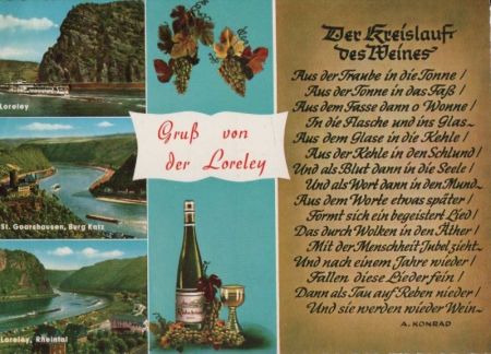 Loreley - Kreislauf des Weines - ca. 1975 Loreley - Kreislauf des Weines - ca. 1975
