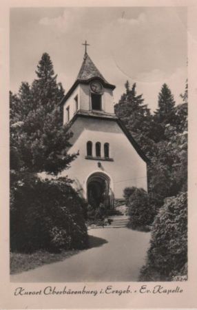 Altenberg-Oberbärenburg - Ev. Kapelle - 1957 Altenberg-Oberbärenburg - Ev. Kapelle - 1957