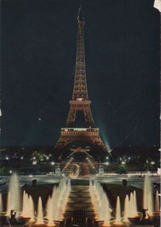 Frankreich - Paris - Tour Eiffel Illuminee - 1977 Frankreich - Paris - Tour Eiffel Illuminee - 1977