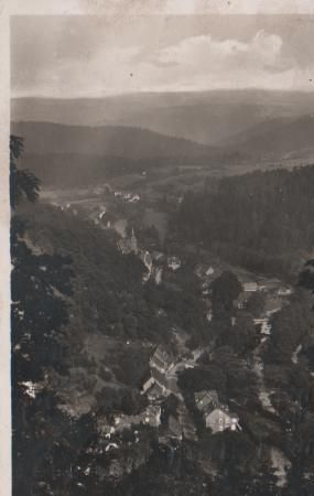 Altenbrak Bodetal Harz - Blick v. Schöneburg - 1935 Altenbrak Bodetal Harz - Blick v. Schöneburg - 1935